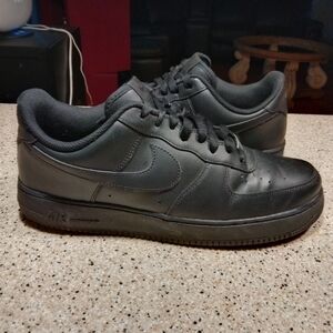 Nike Air Force 1 Black Size 13 Men's